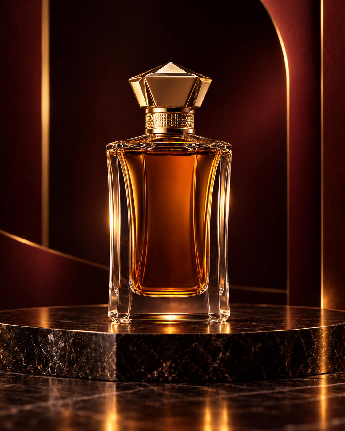 زجاجة عطر فاخرة